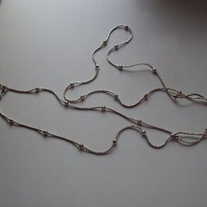 Silver plated necklace
